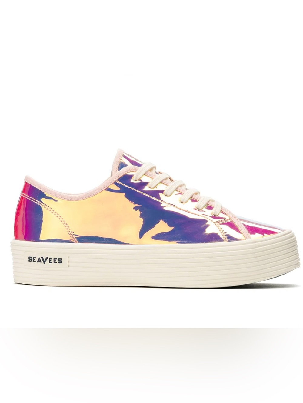 EUC Sea Vees Monterey Platform Women's Pink
Halographic TPU Sneakers US size 7 - Picture 7 of 7